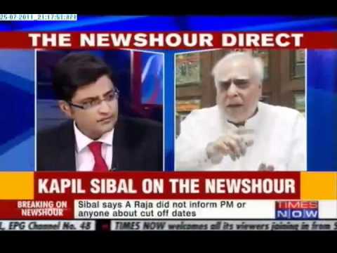 Kapil Sibal Ripped off Arnab Goswami