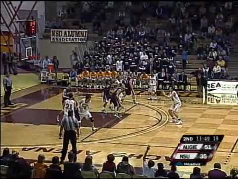 NCAA Division II Basketball -  Augustana v NSU Highlights (February 20, 2010)