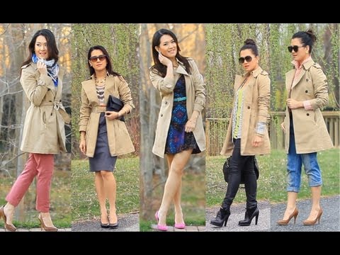 Styling Spring Trench Coat 5 Outfits