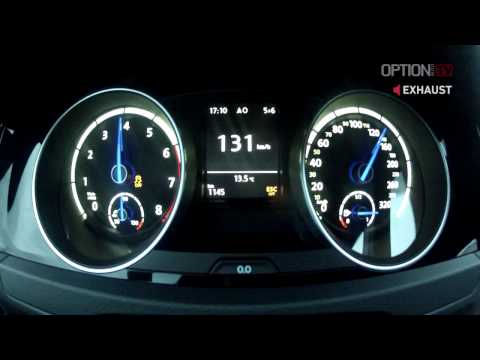 0-250 km/h : new Volkswagen GOLF R (Option Auto)