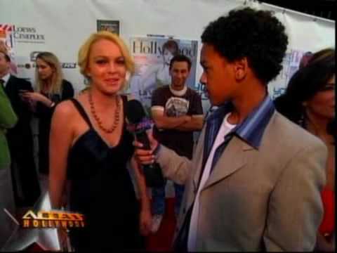 Will Smith's Son Interviews Lindsay Lohan  Eva Longoria at the Young Hollywood Awards