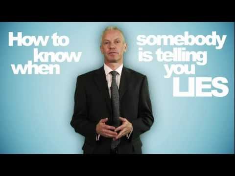 How to tell if someone is lying