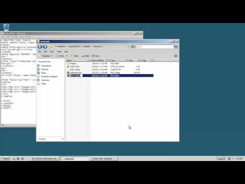 Setting Up a 2008 Web Server - Internet Information Services (IIS)