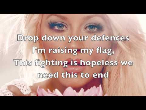 Christina Aguilera - Cease Fire Lyrics (Full)