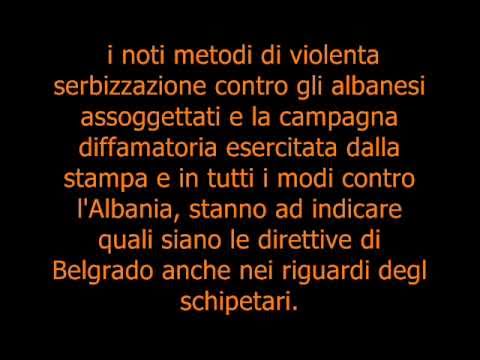 KOSOVO. Il punto di vista dell'Italia (1934)