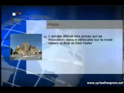 21_09_2013 ~ Journal de Syrie (FRA) ~ Terroristes dAl-Nousra tus, dtruit leurs quipements