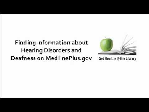 Finding Information about Hearing Loss on MedLine Plus