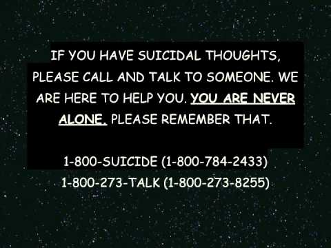 Watch if you know anyone with a suicide problem, even yourself