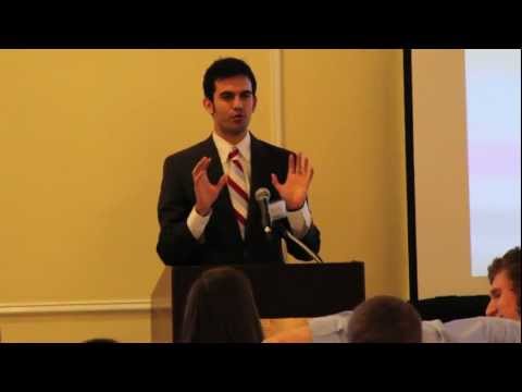 Finalist Weekend 2012 - Erik Davies on private enterprise