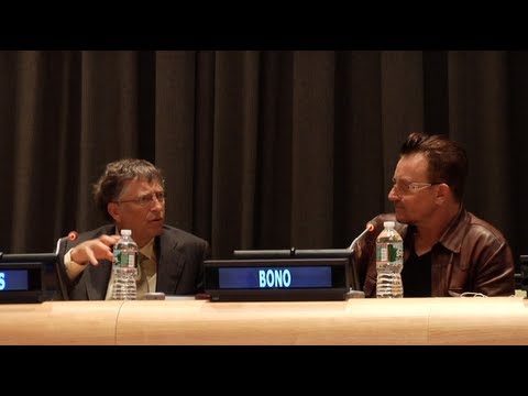 Bill Gates And Bono Talk Philanthropy, 