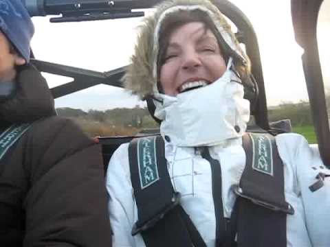 Mum craps herself in son's fast car - Mum's first drive in the Caterham