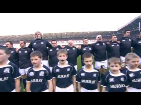 Flower of Scotland at Murrayfield vs. Ireland 2011