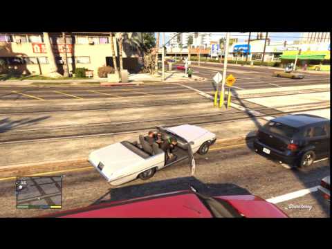 GTA V (GTA 5): Chop, Dog Gameplay (Xbox 360)