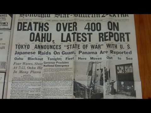 Honolulu Star - Bulletin 1st Extra Newspaper Sunday December 7 1941