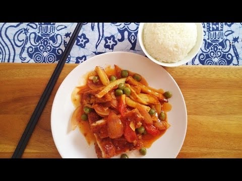 How to make Singapore Sweet & Sour Pork (or Hainanese Pork Chop)