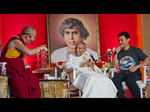 Interactive Session with H.H. the Dalai Lama & Rev. Dada J.P. Vaswani, Hosted by Aamir Khan