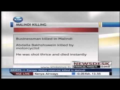 Former police reservist Ahmed Abdulla Bakhshswein shot dead in Malindi