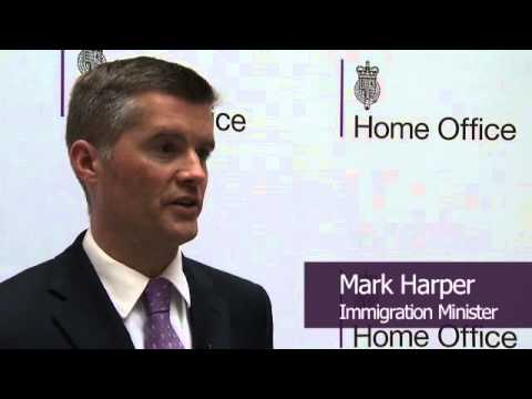 Immigration Minister Mark Harper talks about operations targeting immigration abuse