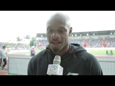 ASAFA POWELL - interview after Ostrava Golden Spike 2013