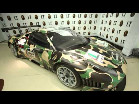 NIGO A BATHING APE BAPE x Ferrari 458 GT3 PARTY HONG KONG PICTURE