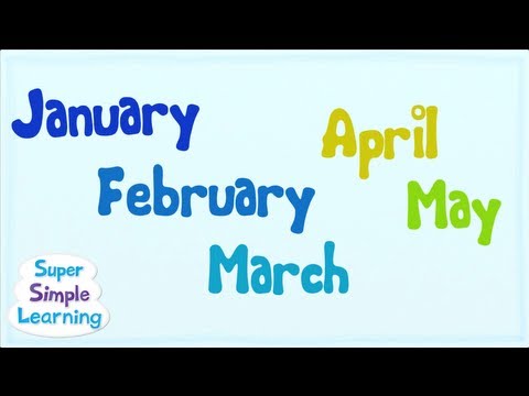 The Months Chant from Super Simple Songs™