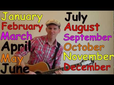 Months of the Year Song