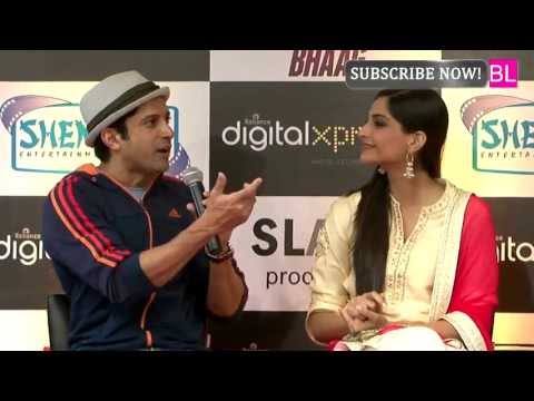 Farhan Akhtar and Sonam Kapoor Launched Bhaag Milkha Bhaag on Home Video