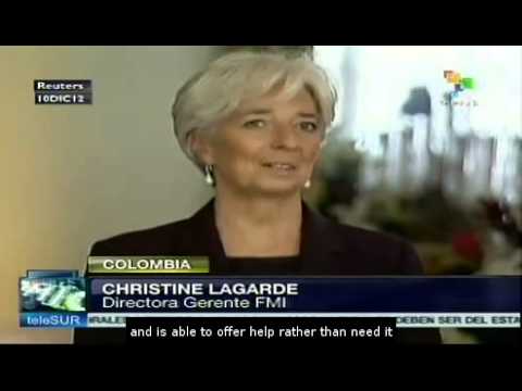 IMF's Lagarde praises Colombia's economy