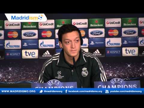 Mesut Özil press conference in English | Real Madrid - Borussia Dortmund, Champions League