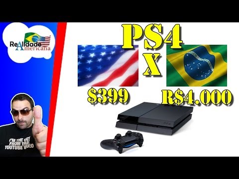 PS4 por R$4.000 no Brasil - Realidade Americana #PS4k