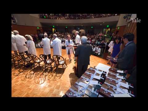 Starting a life in medicine: scenes from Yale's 2013 White Coat Ceremony