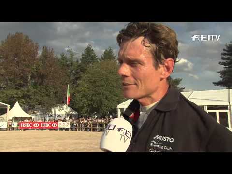 FEI Classics™ 2013/14 - Les Etoiles de Pau - William Fox-Pitt, Leader after Cross Country