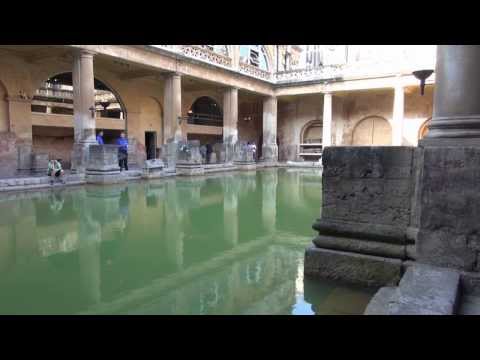 英国旅行　バース　「ローマン・バス」 Roman Baths, Bath