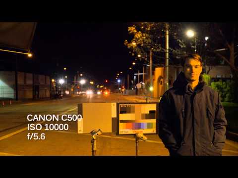 Canon C500 vs Arri Alexa ISO Night Tests