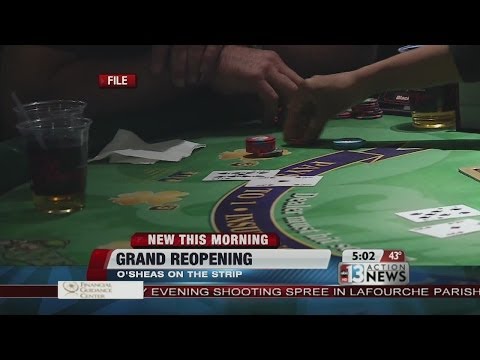 Grand reopening being held for O'Sheas Casino in Las Vegas