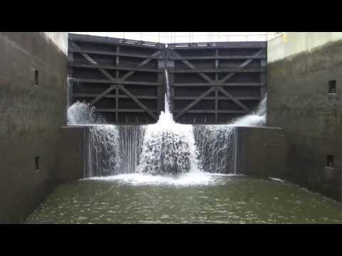 Erie Canal Locks Time Lapse HD Video