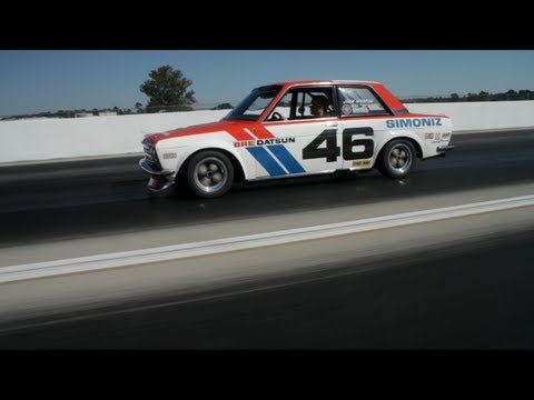 Vintage Datsun BRE 510 Race Car Driven