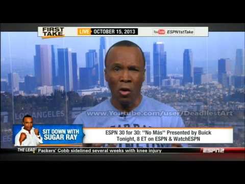 ESPN First Take | Sugar Ray Leonard says he would beat Floyd Mayweather