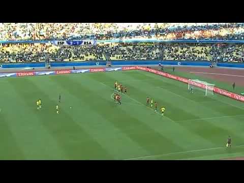 Spain vs South Africa Confederations Cup Alonso Free Kick Winner