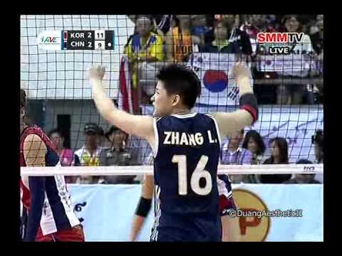 CHINA VS KOREA Set5 Bronze-medal 17th Asian Sr. Women's Volleyball Championship 21 Sep 2013