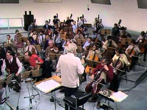 Leonard Bernstein rehearsing with BBC Symphony Orchestra in 1982