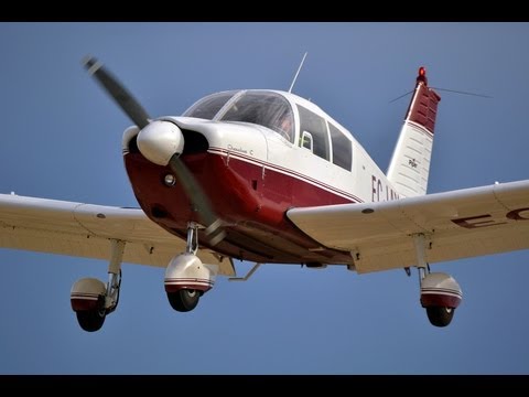 HD General Aviation aircraft landings & low pass footage.