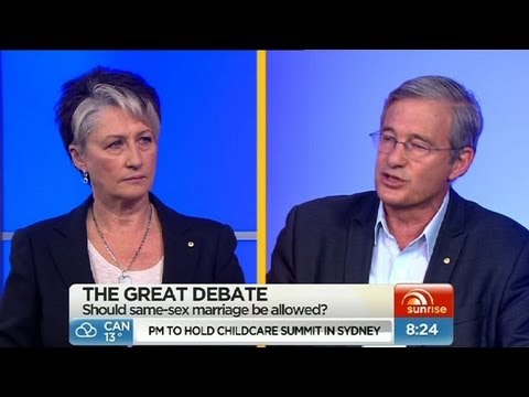 Sunrise - Same-sex marriage showdown