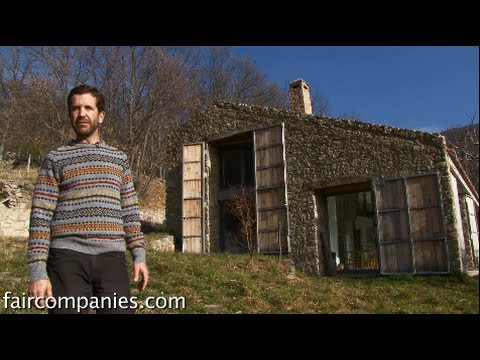 Abandoned stable becomes off-grid, luxurious family dream home