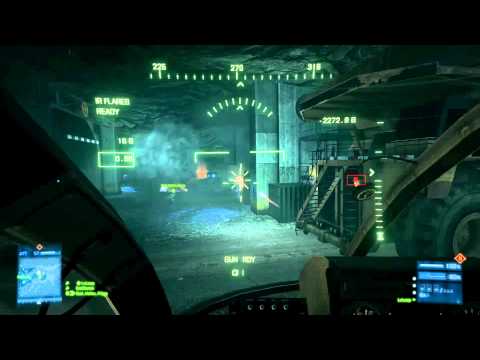 Battlefield 3: Helicopter Tunnel Flying on Damavand Peak (Little Bird)