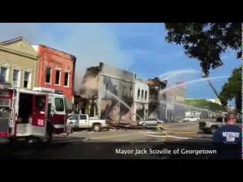 Georgetown 'Historic Front Street Fire' Sept 25 2013 in South Carolina