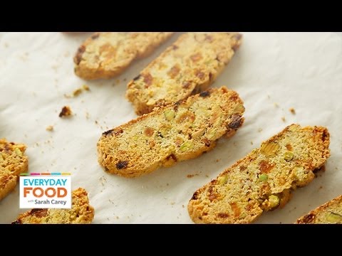 Apricot-Pistachio Biscotti - Everyday Food with Sarah Carey