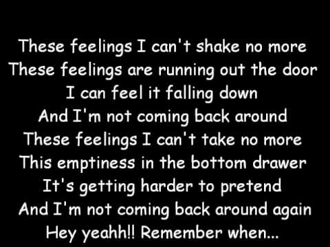 Remember When - Avril Lavigne (lyrics)