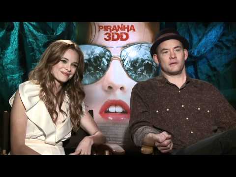 Piranha 3DD - Interview with David Koechner and Danielle Panabaker