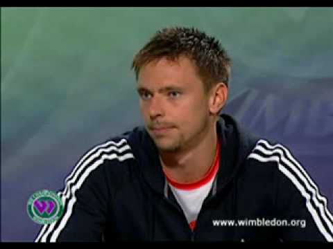 Robin Soderling interview from Wimbledon 2007